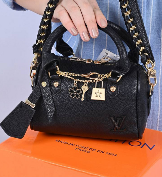 Louis Vuitton Speedy Nano Lock Charm Bag - High Copy