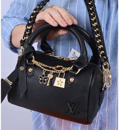 Louis Vuitton Speedy Nano Lock Charm Bag - High Copy