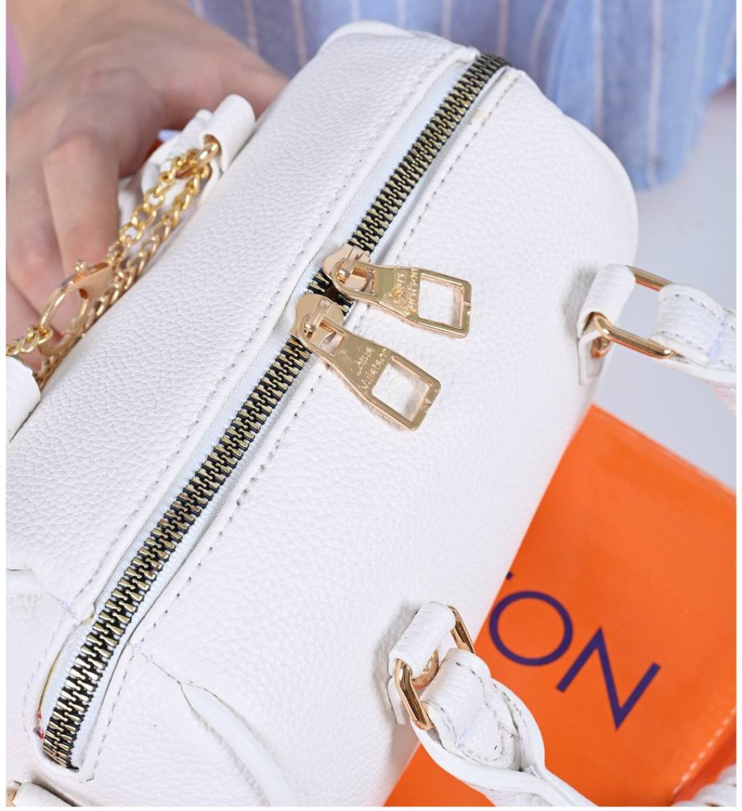 Louis Vuitton Speedy Nano Lock Charm Bag - High Copy